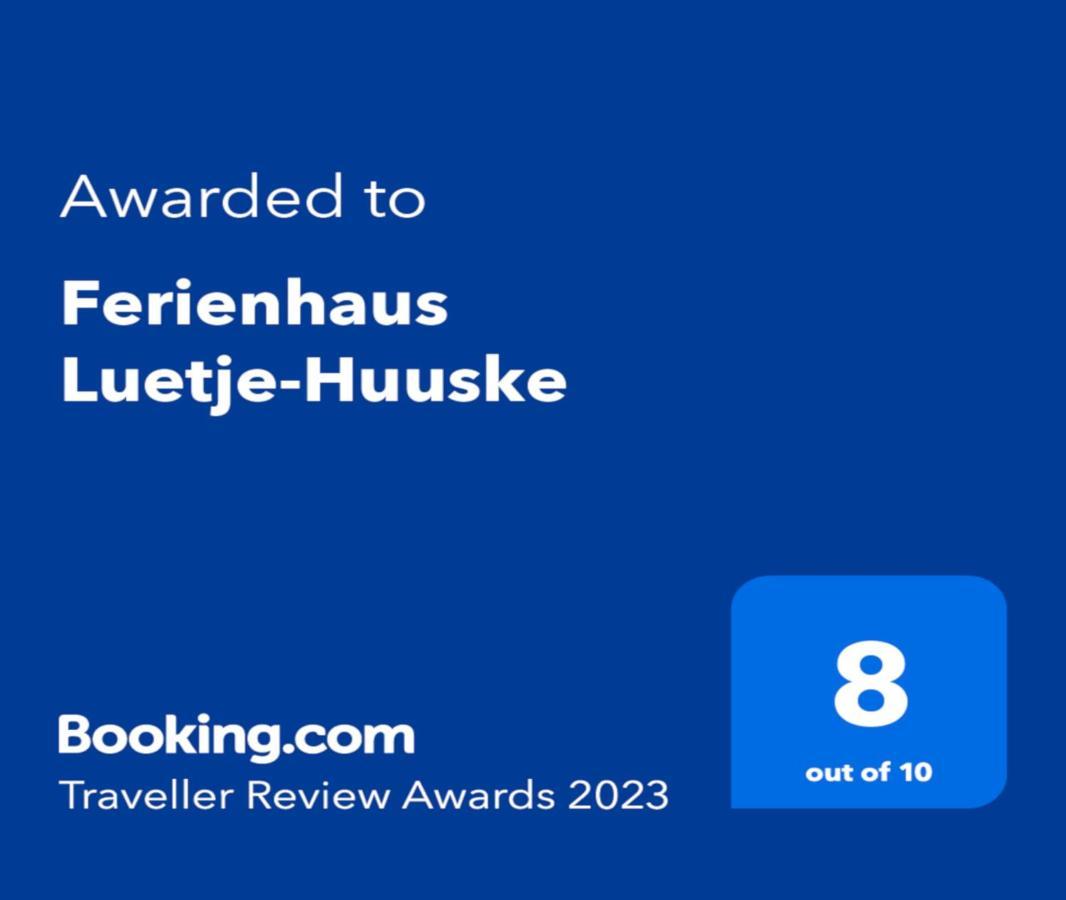 Krummhörn Ferienhaus Luetje-Huuske מראה חיצוני תמונה