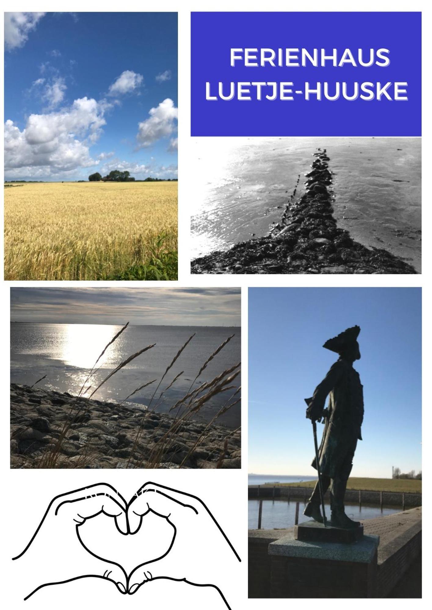Krummhörn Ferienhaus Luetje-Huuske מראה חיצוני תמונה